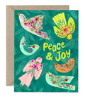 Peace & Joy Holiday Birds Card