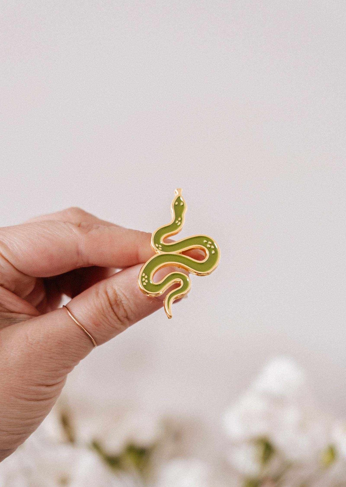 Cute Serpent Enamel Pin