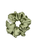 Large Satin Scrunchie - Sage Green