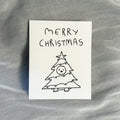 merry christmas card - dog