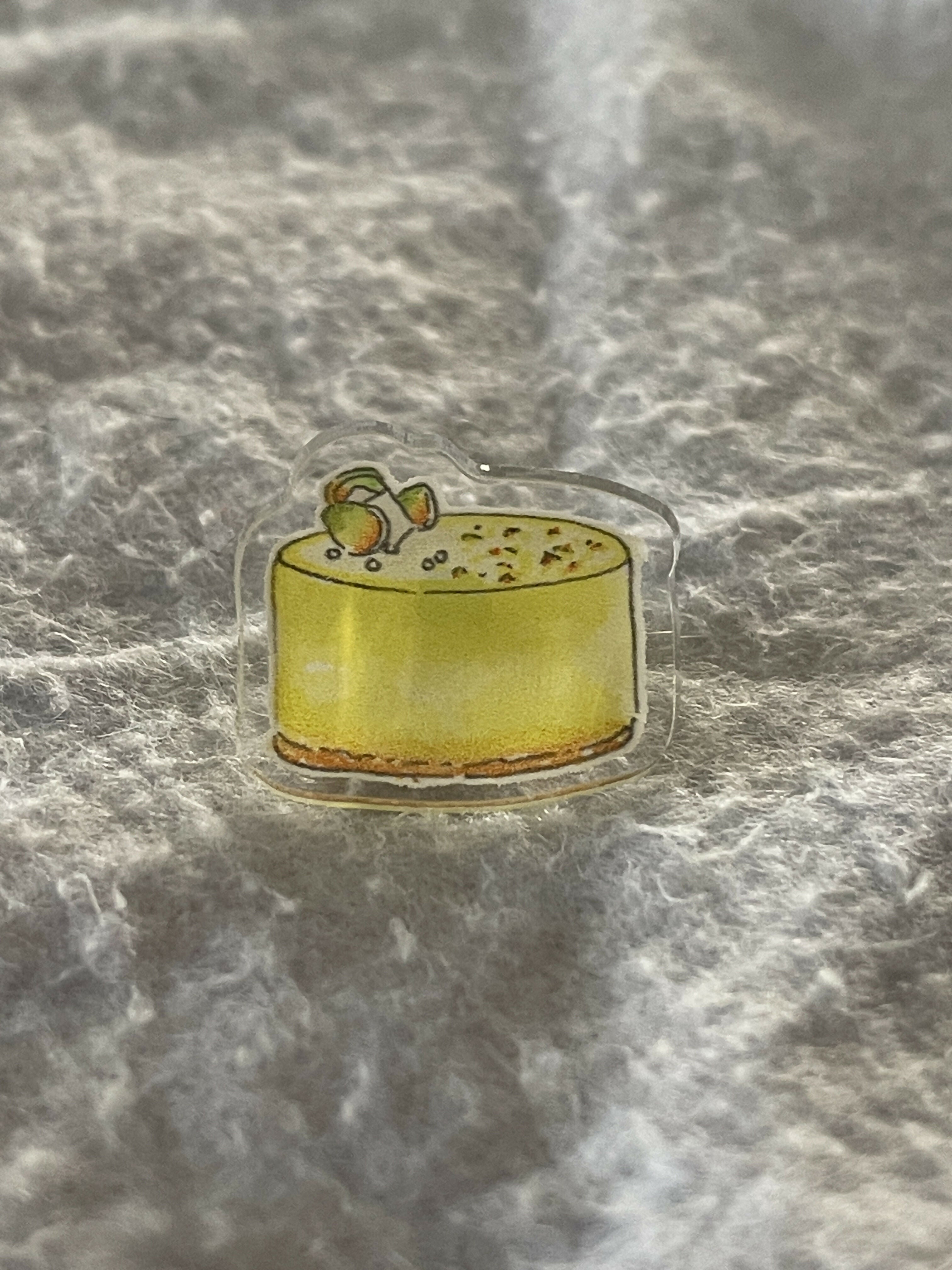 Acrylic Pins (hand drawn designs) - Cake