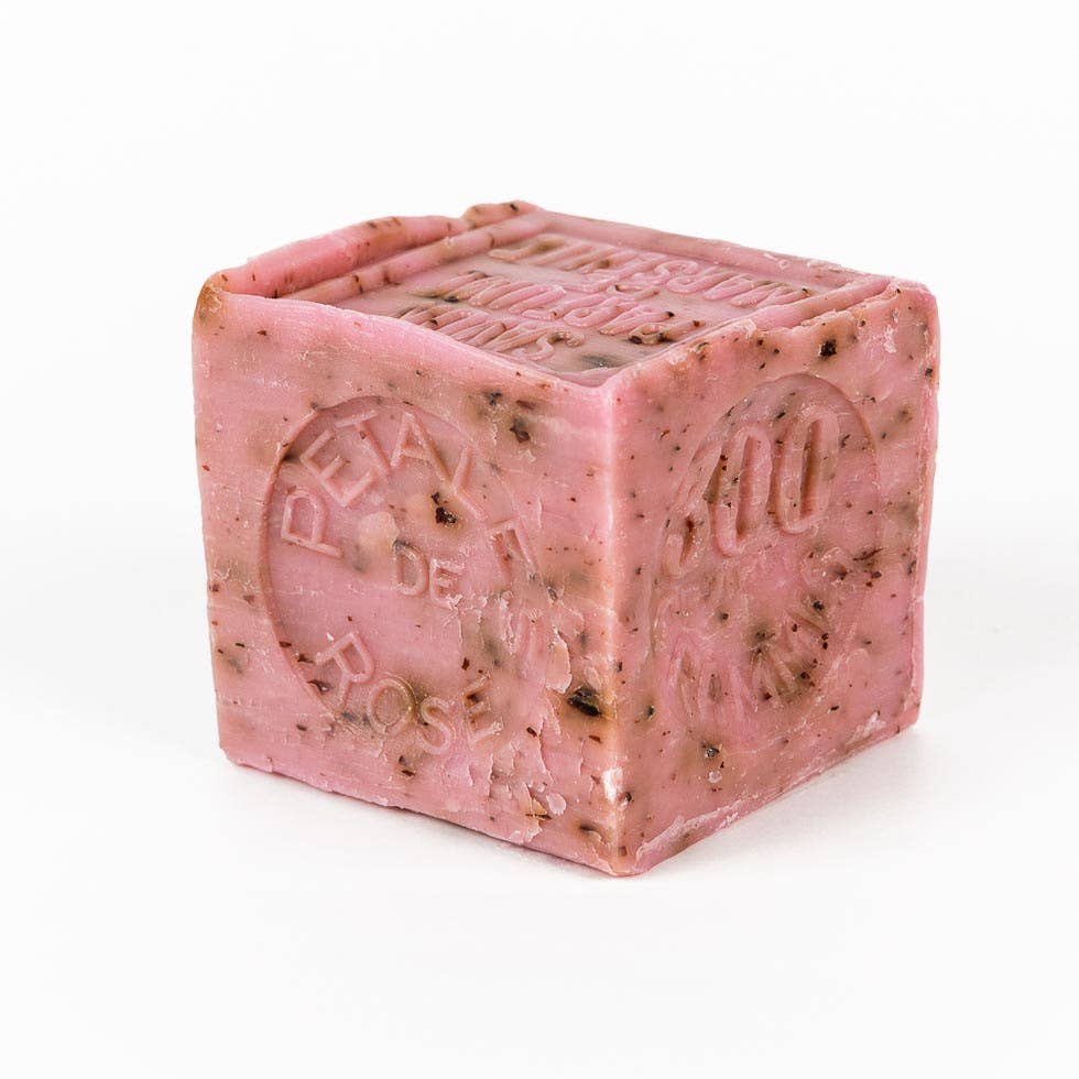 Marseille soap block - 150g or 300g - Scented - Le Serail: 300g / Crushed Rose petals
