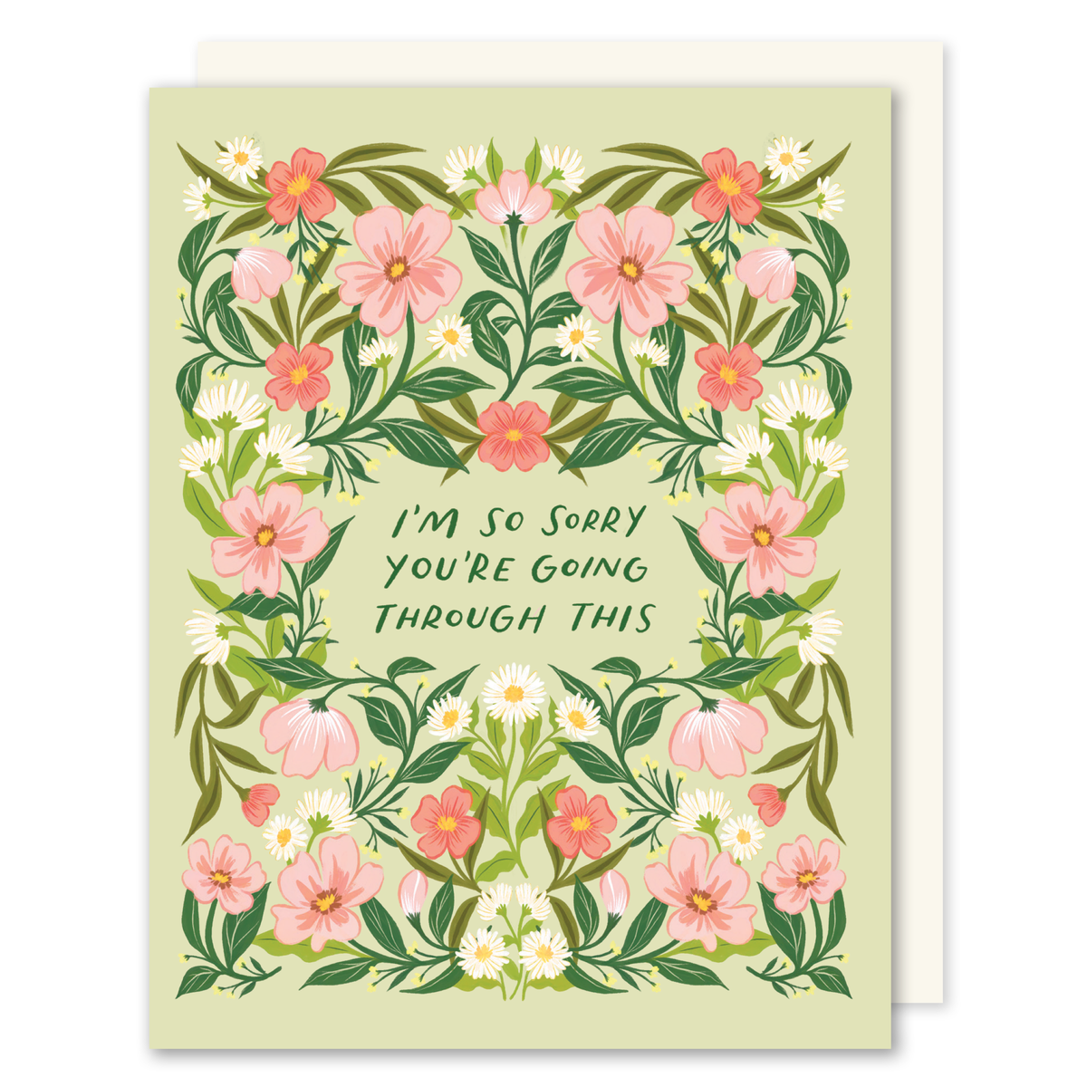 I'm So Sorry You're Going Through This Sympathy Card: Single Card