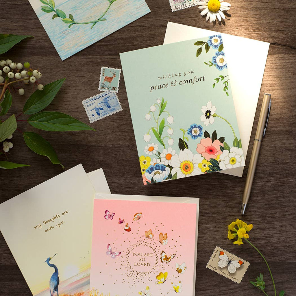 Serenity in Bloom Greeting Card