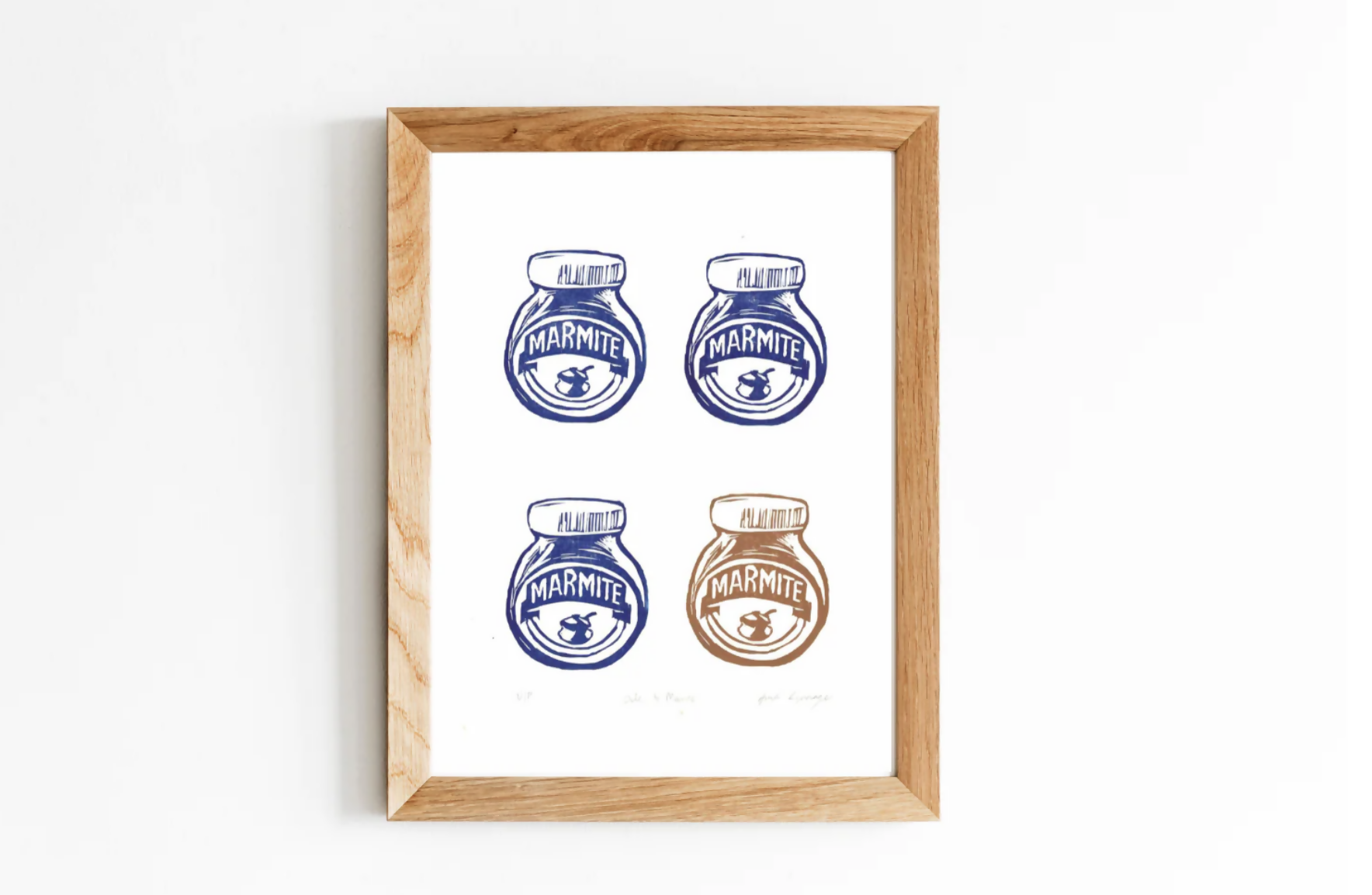 Marmite Linocut