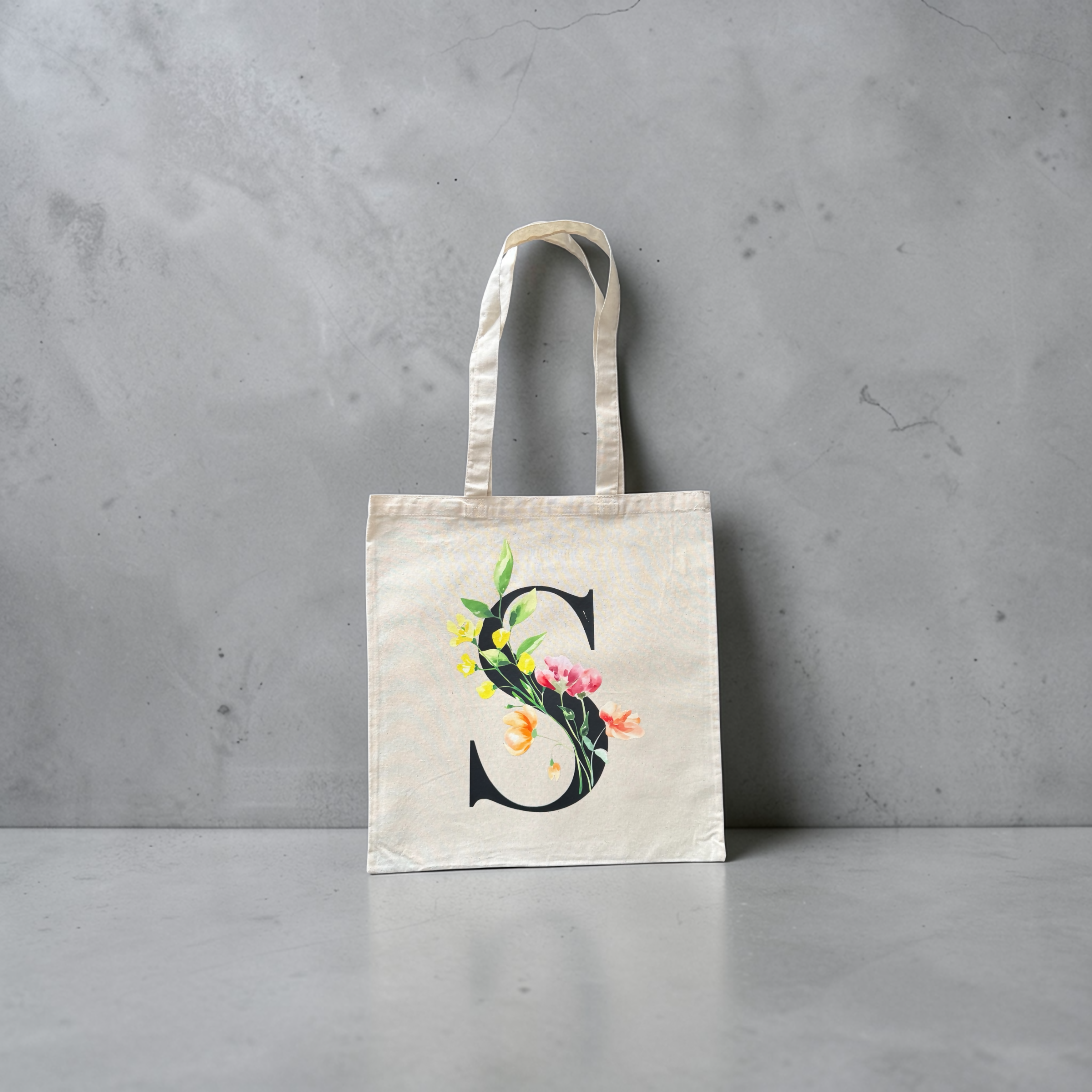 S Monogram tote bag