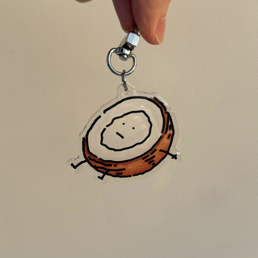 Coconut Keychain