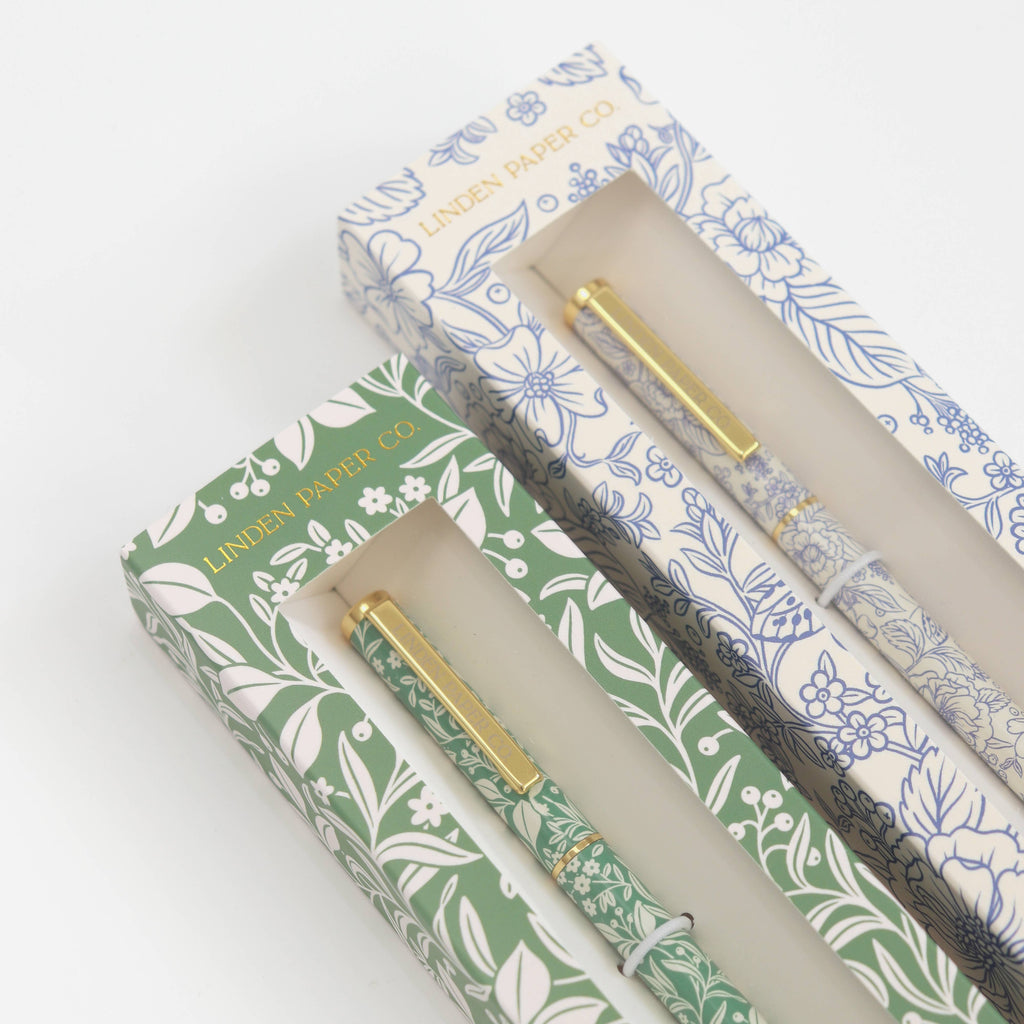 Blue Garden | Rollerball Pen