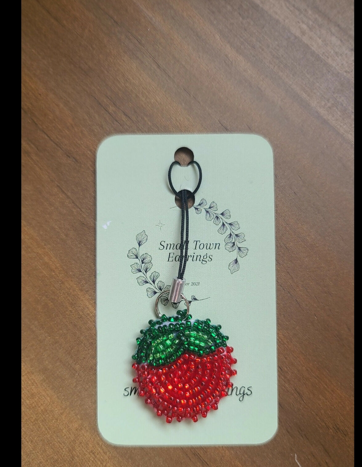 Strawberry Phone-charm