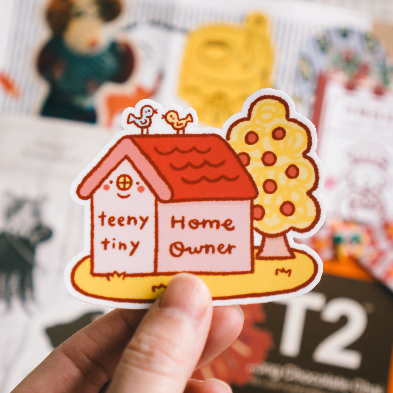 Teeny Tiny Home Owner Die Cut Sticker