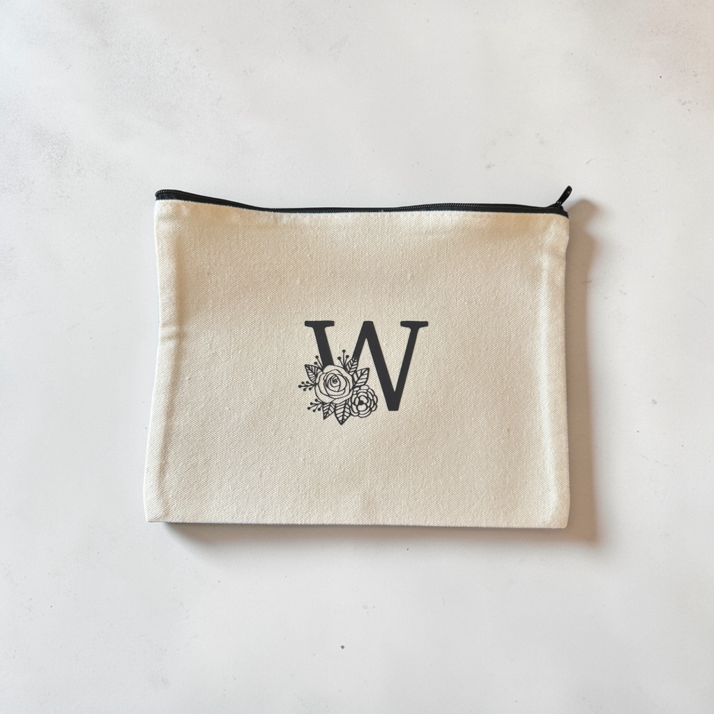 U, V, W, X, Y, Z - Monogram letter pouches