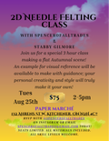 2D Needle Felting Class