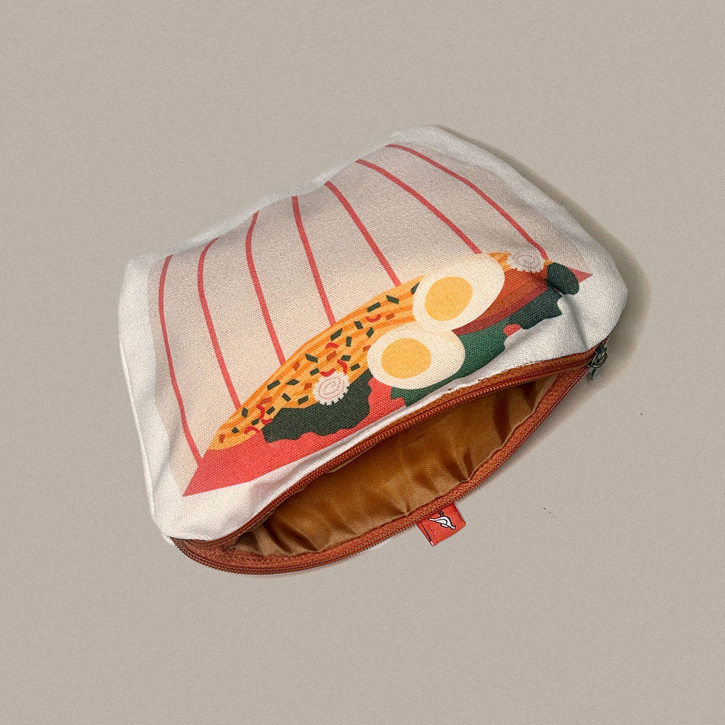 Ramen Bowl Canvas Zipper Pouch/Pencil Case