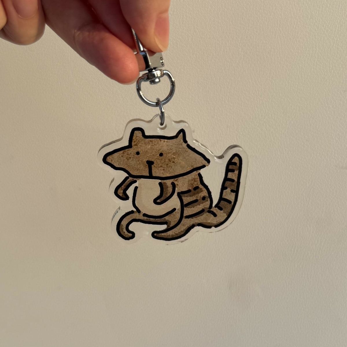 Raccoon Keychain