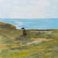At the beach Original Painting