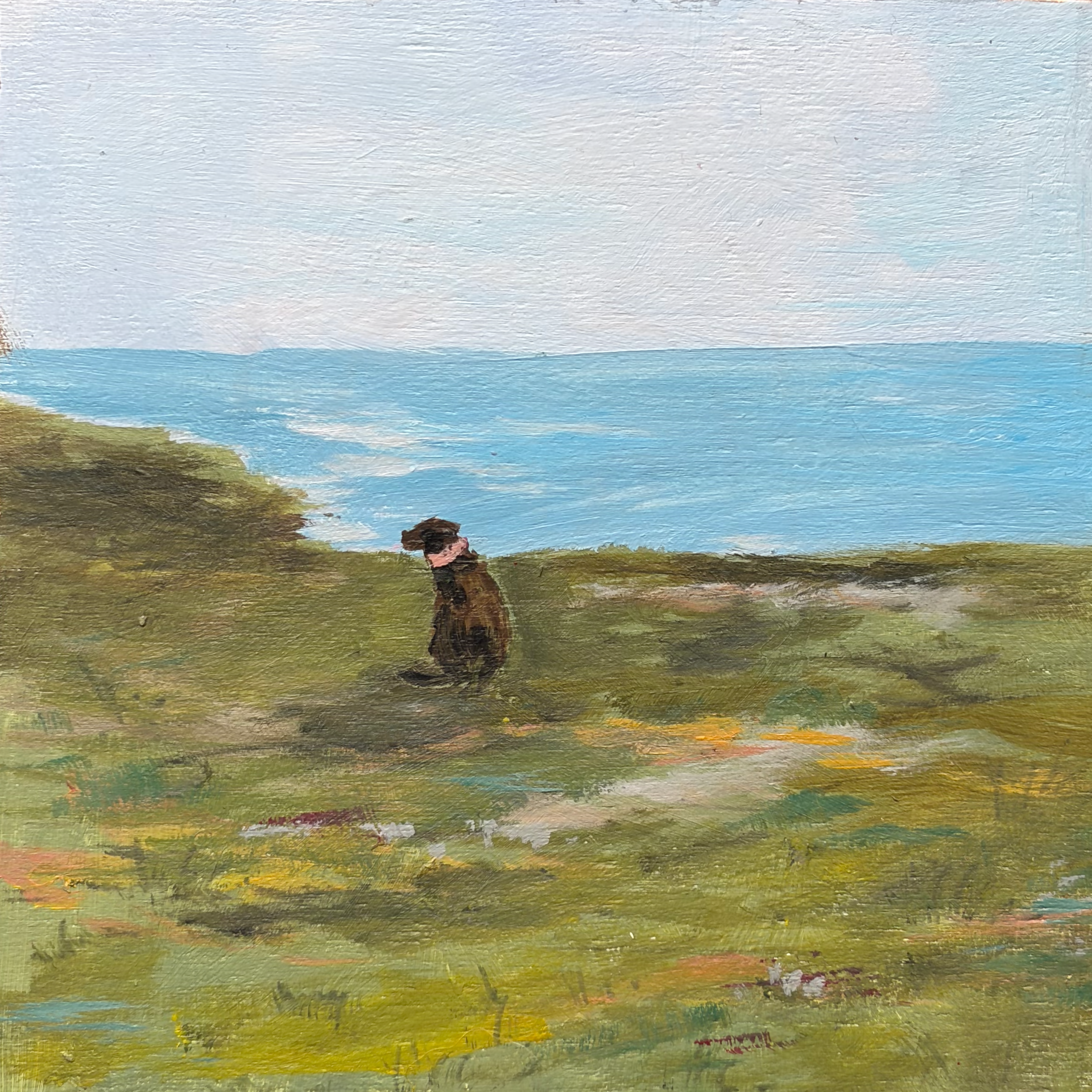 At the beach Original Painting