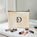 D Monogram letter pouch