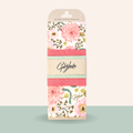 Reusable Beeswax Food Wraps: Pink Floral Set of 3: Wholesale