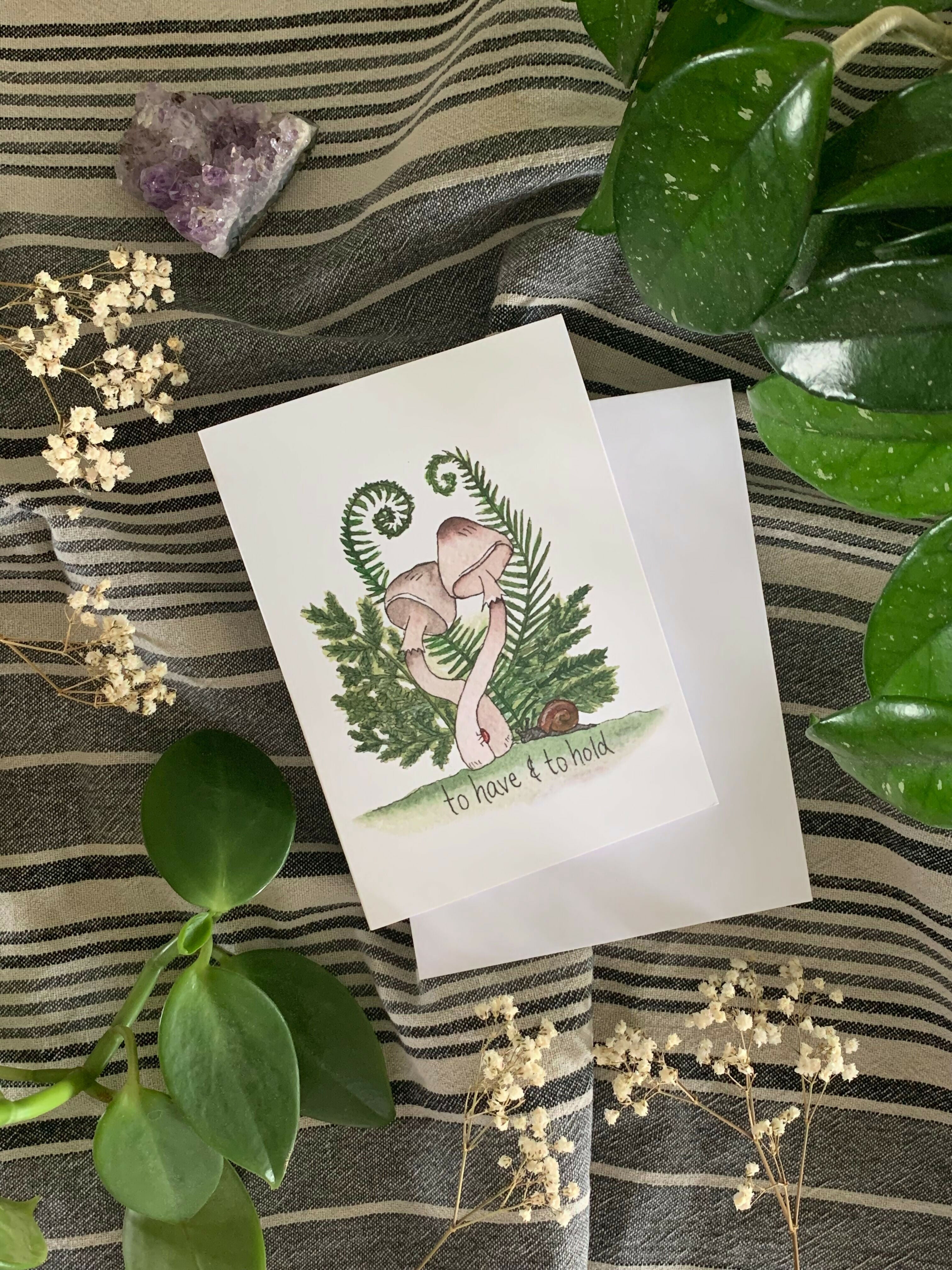 Greeting Card: To have and to hold
