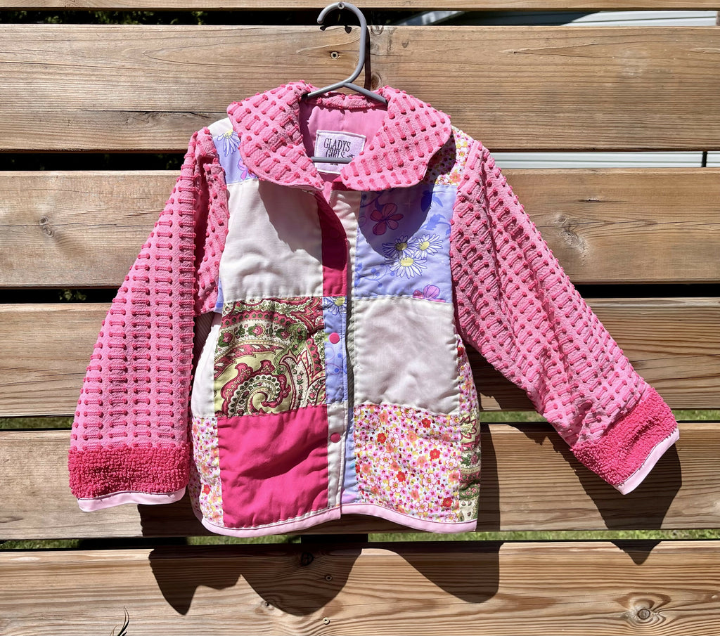 Pink Patchwork Paisley Coat