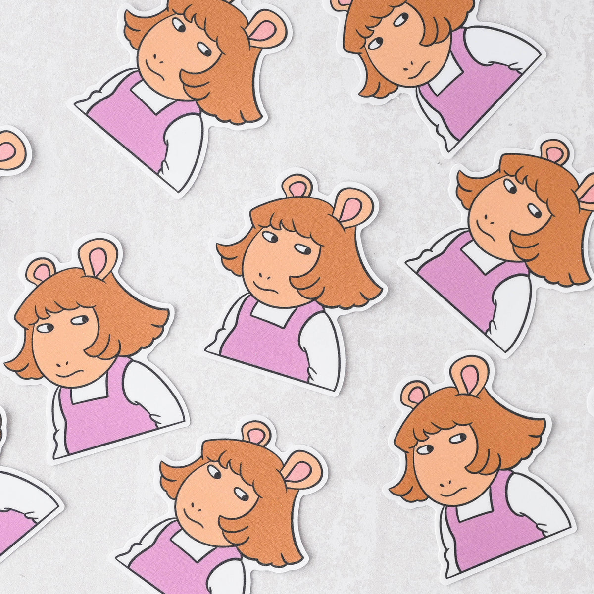 DW Side Eye - Retro 90's Pop Culture Vinyl Sticker