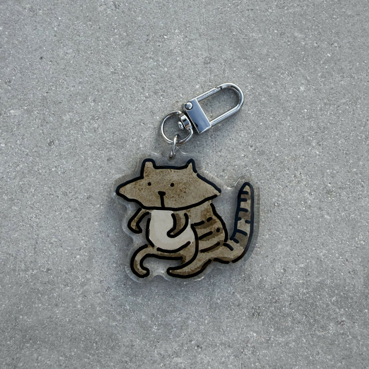 Raccoon Keychain