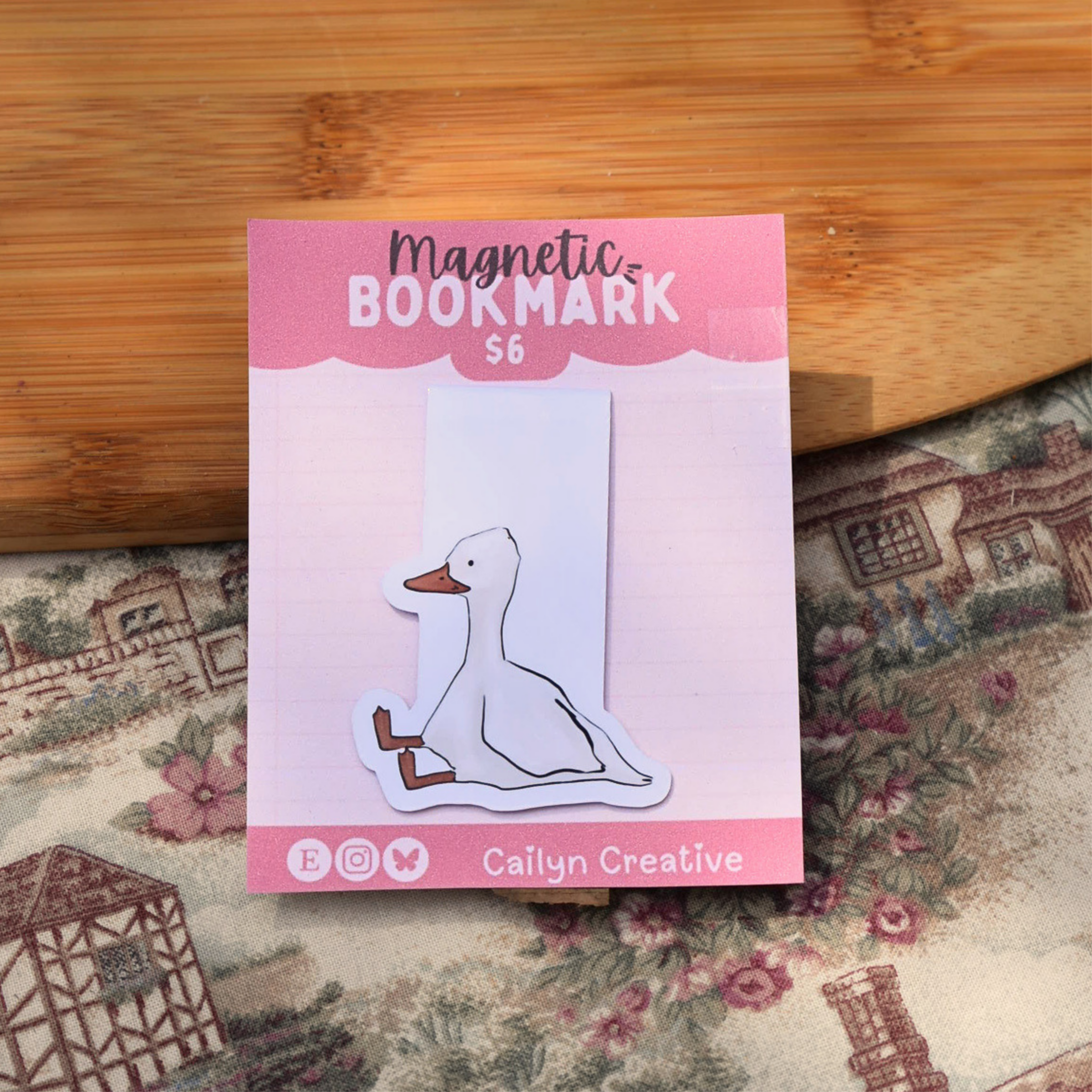 Goose Magnetic Bookmark