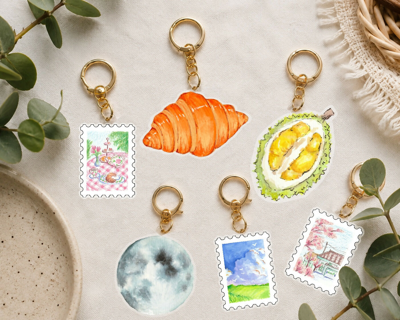 Acrylic Keychains - JR station