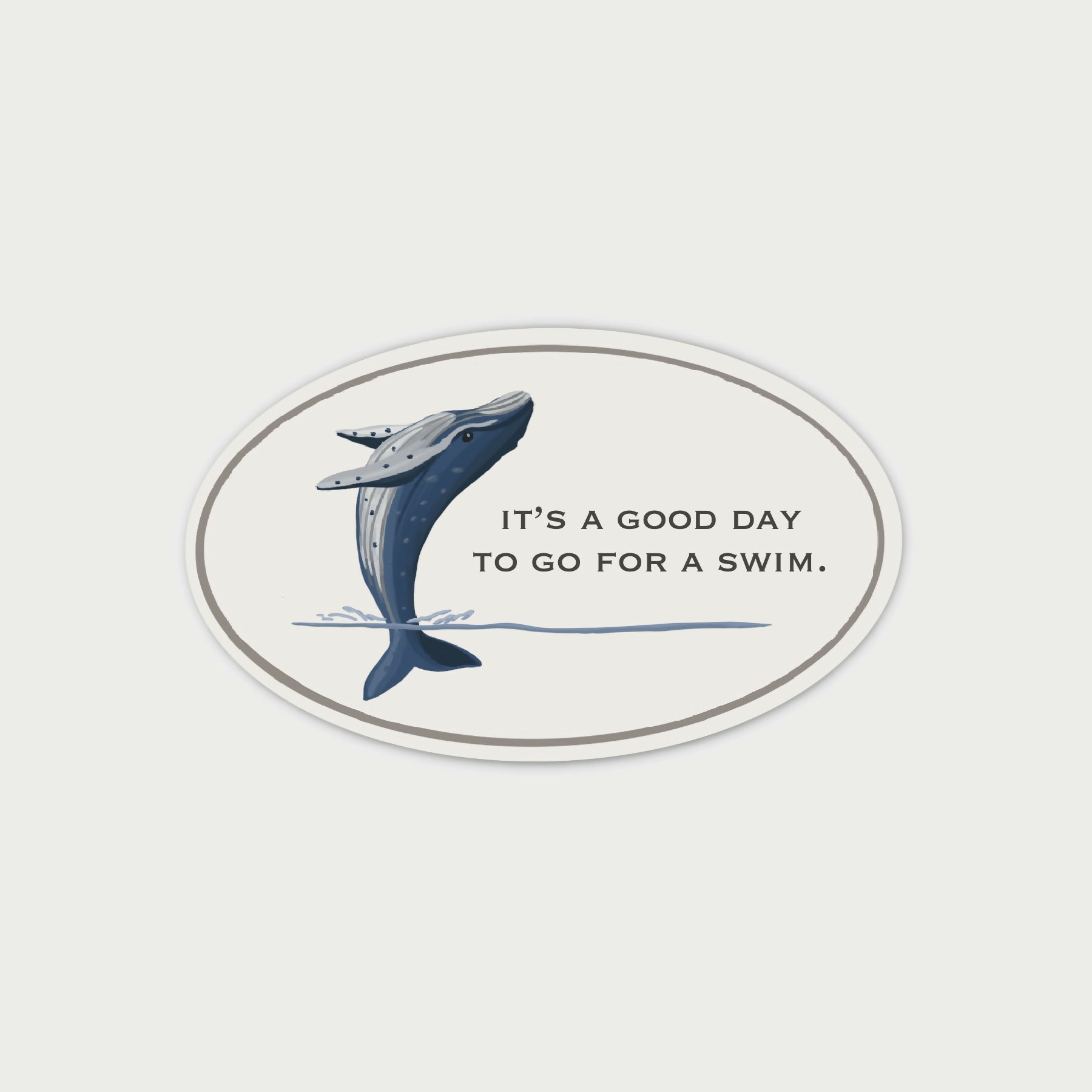 Go for a Swim Sticker