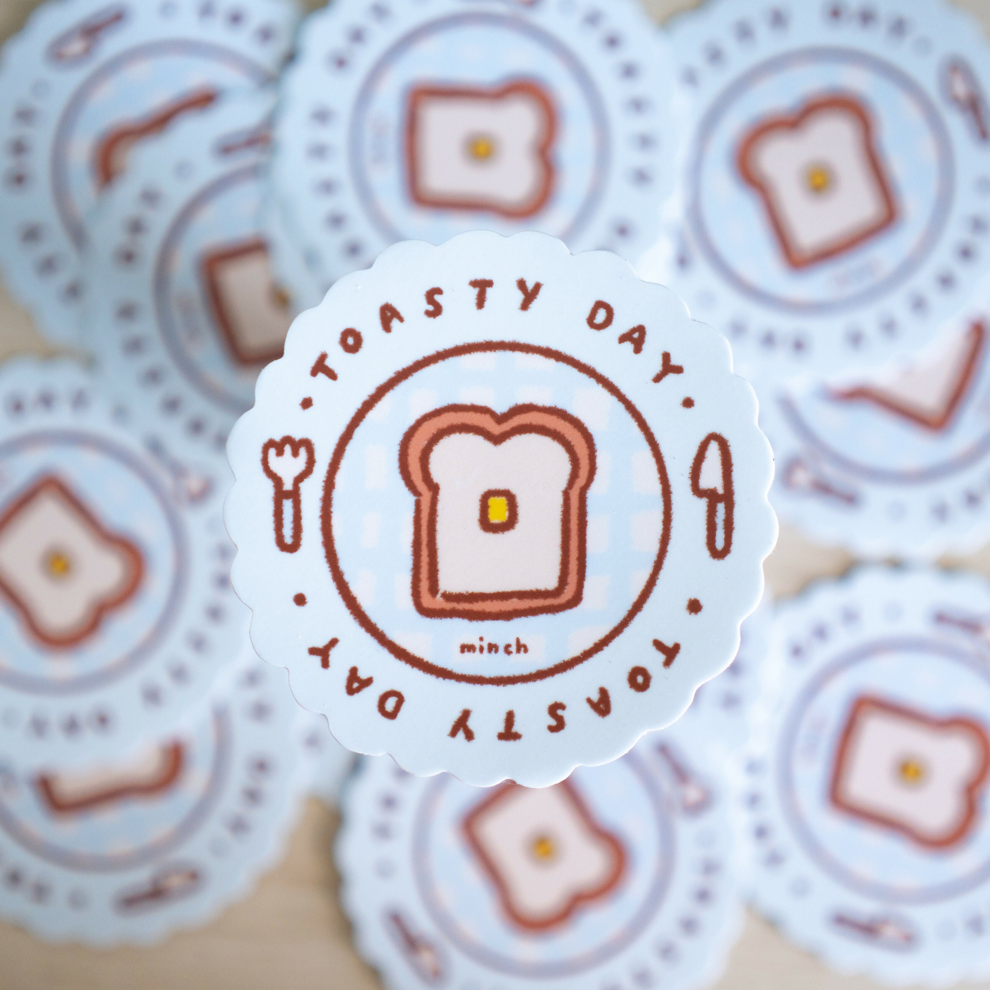 Big Toasty Day Die Cut Sticker