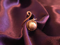 Pink Opal Copper Ring