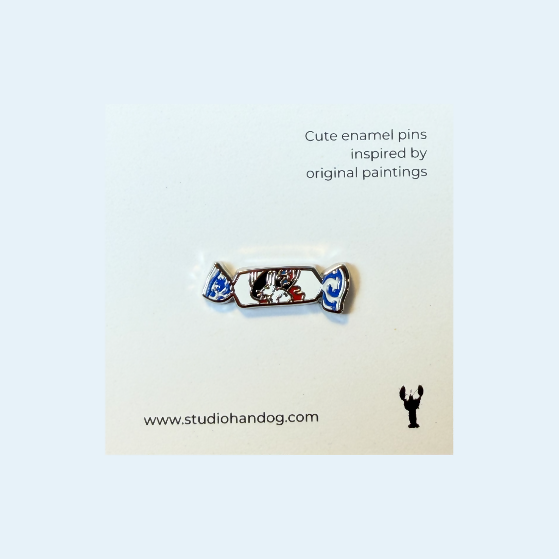 White Rabbit Enamel Pin