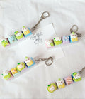 Resin Charm Keycap Clicker Keychain