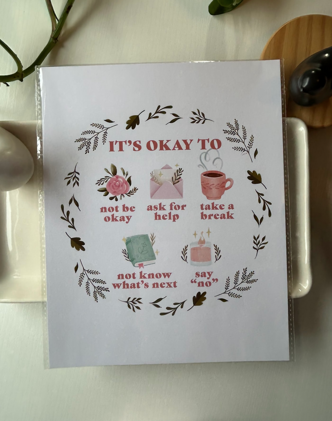 "It's okay..." Art Print