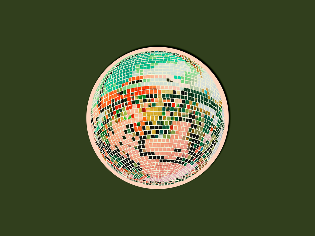 Disco Mirrorball Sticker