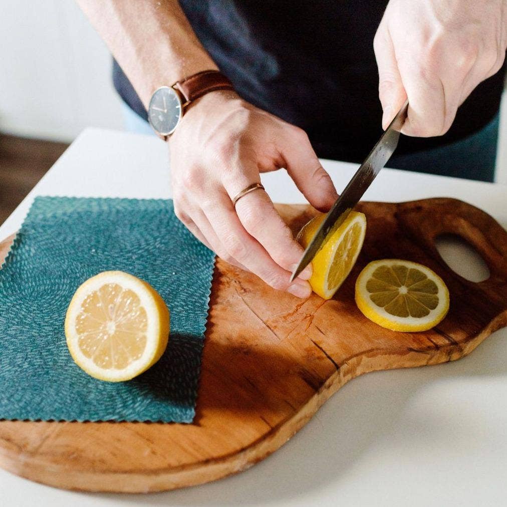 Reusable Beeswax Food Wraps: Assorted Single Smalls: Minimal Band
