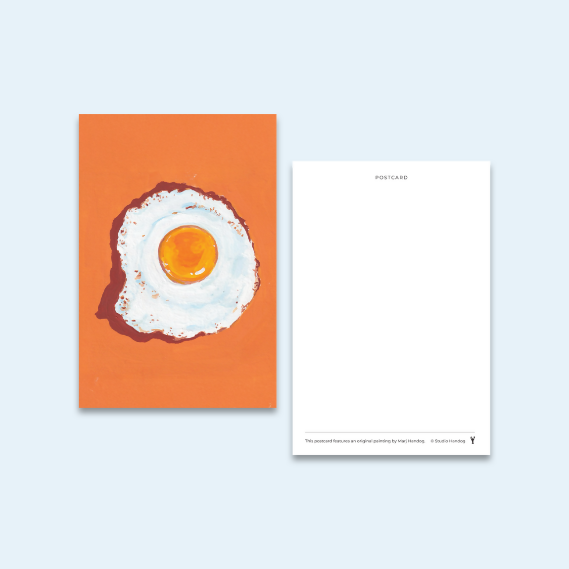 Fried Egg Postcard