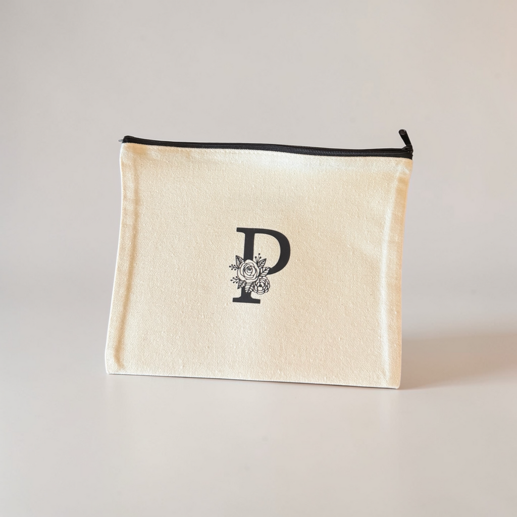 N, O, P, Q - Monogram letter pouches