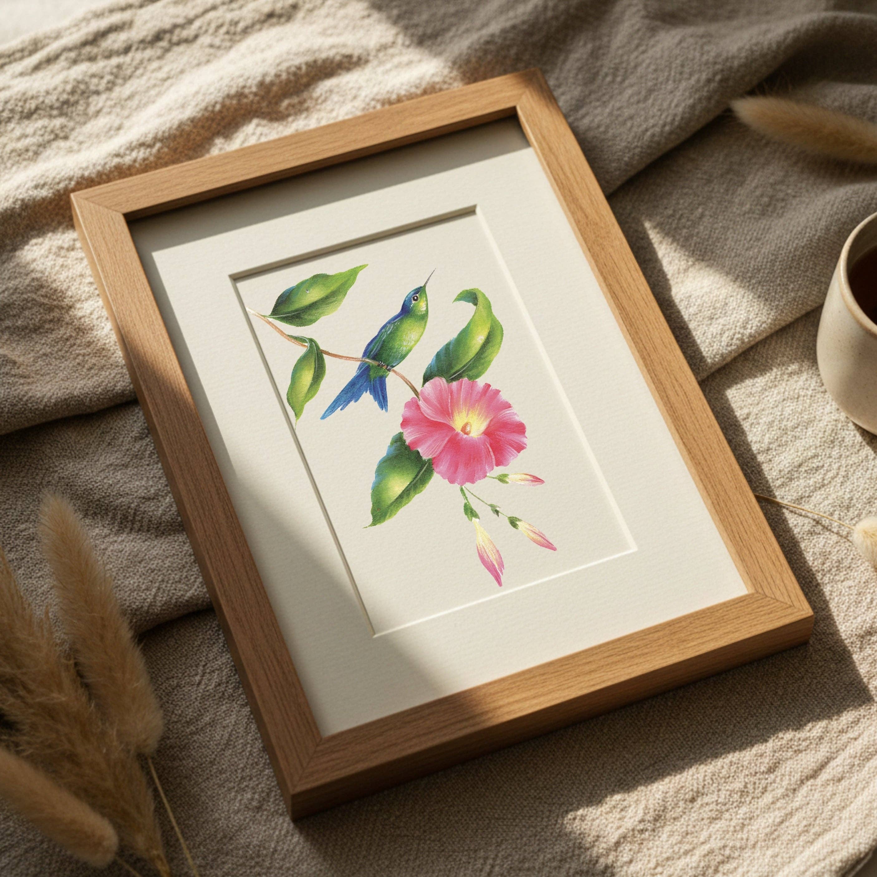 Vintage Hummingbirds Oil Workbook by Willow Wolfe - Limited Quantities