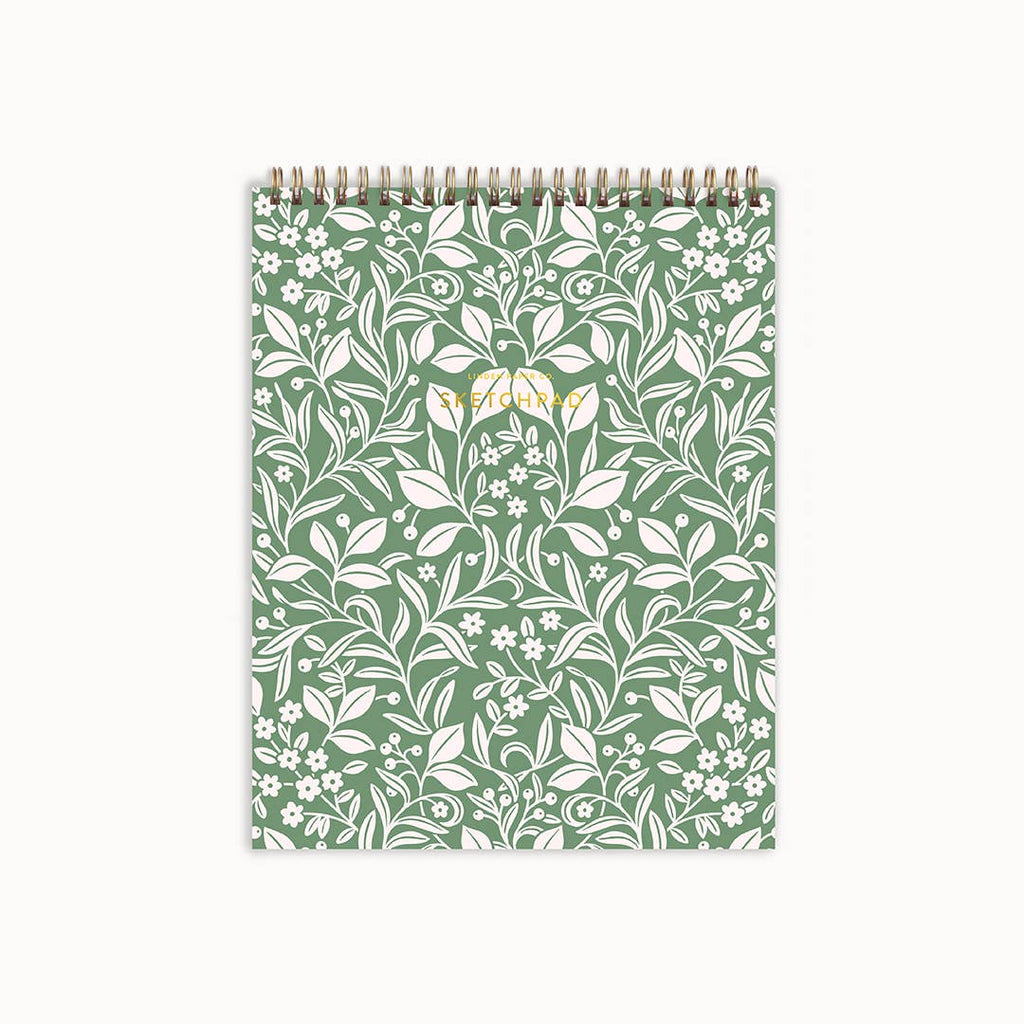 Meadowlace Sketchpad | Spiral Blank Notebook