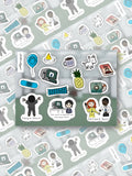 Vinyl Sticker Sheet - Office Friends