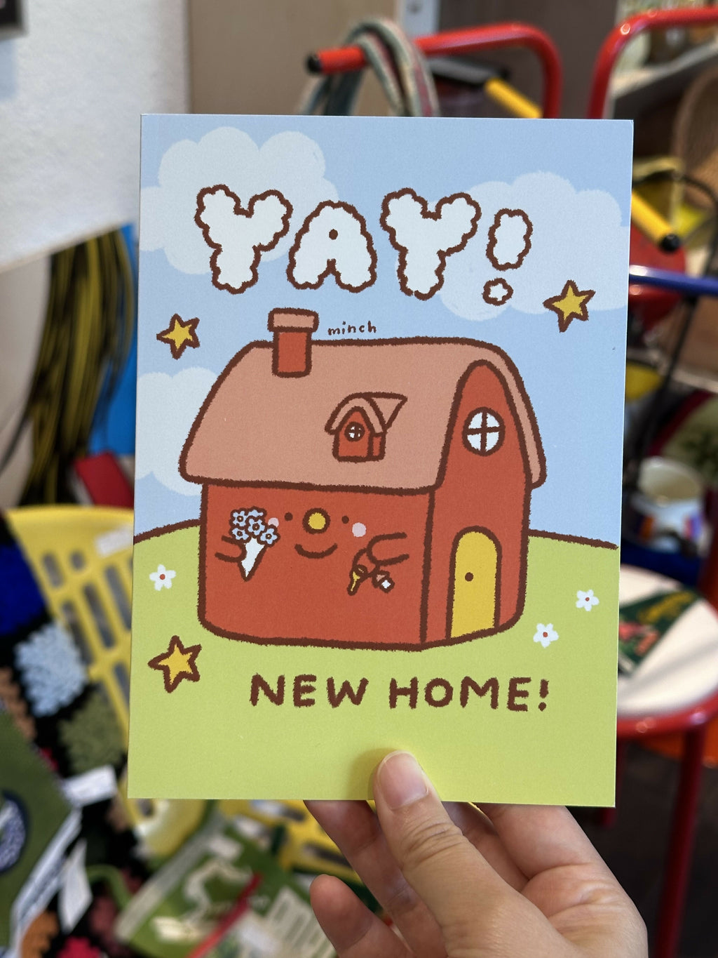 Yay! New Home! Greeting Card