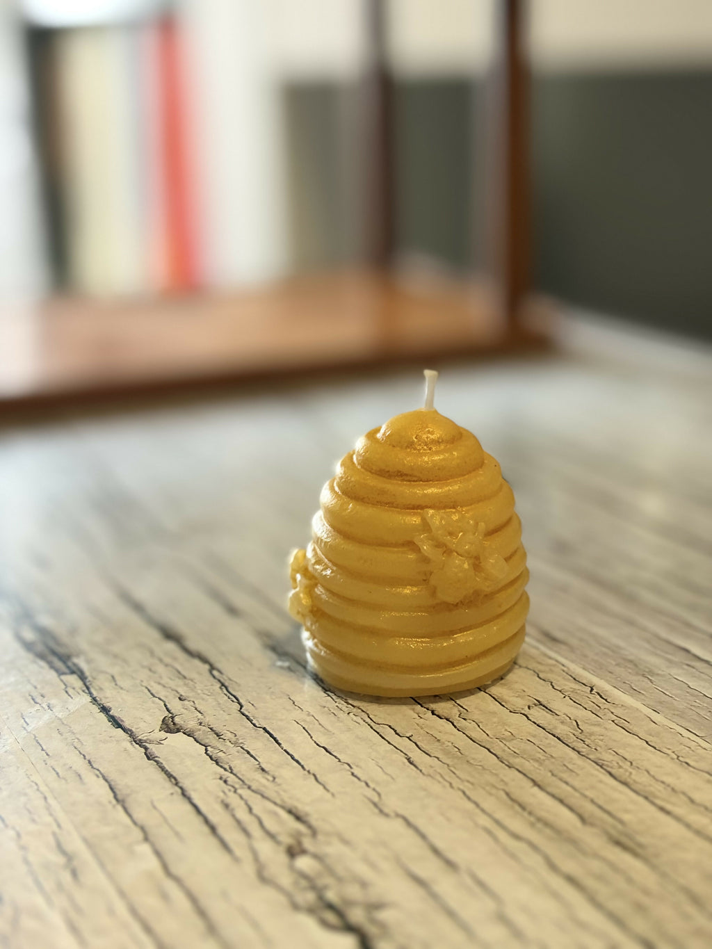 Small Beehive Pillar Candle