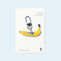 Banana Acrylic Keychain