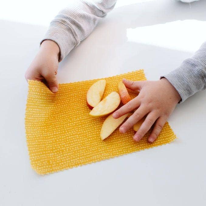 Reusable Beeswax Food Wraps: Assorted Single Smalls: Minimal Band