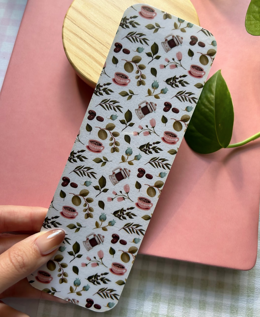 Coffee Blooming Bookmarks