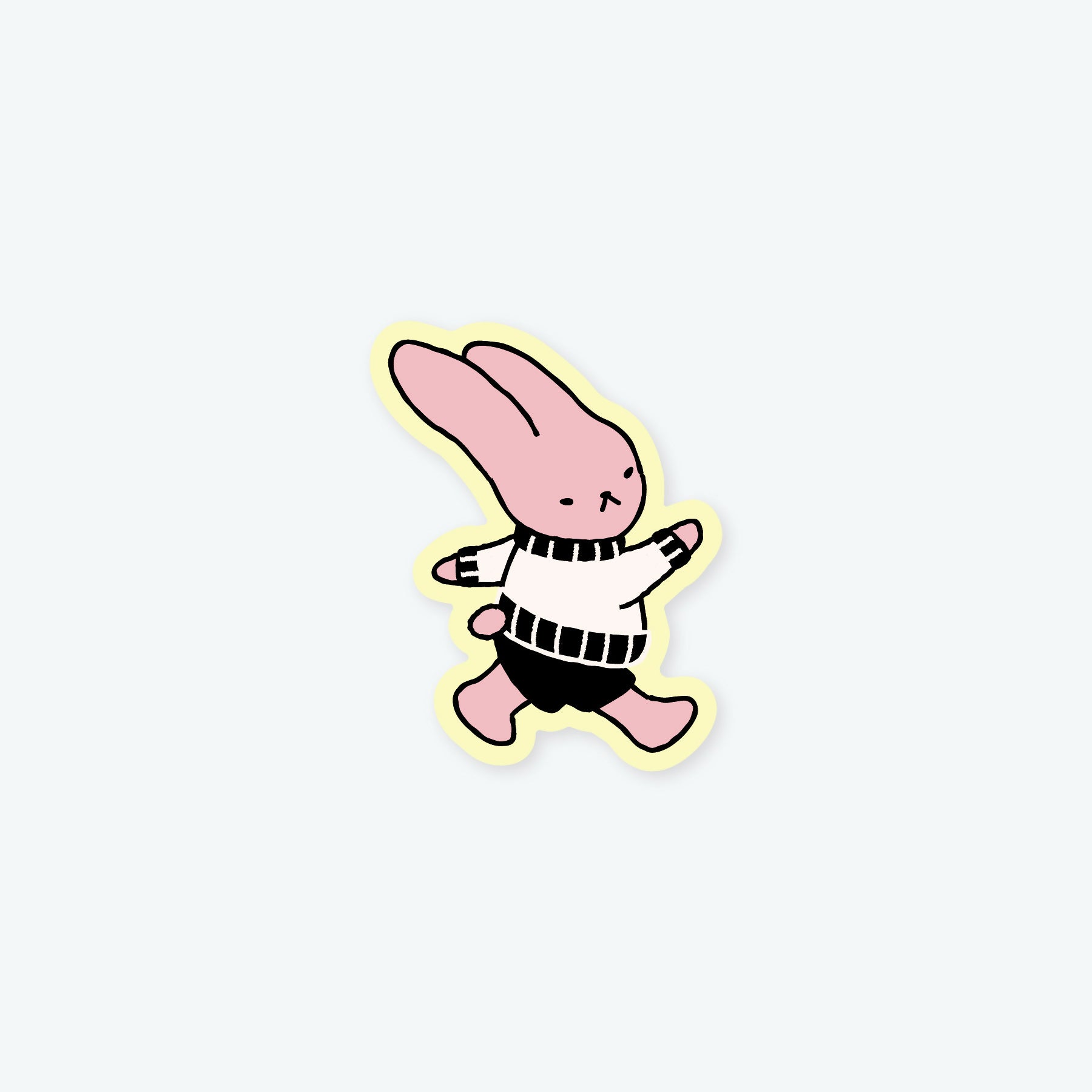 Bunny Stroll Vinyl Sticker