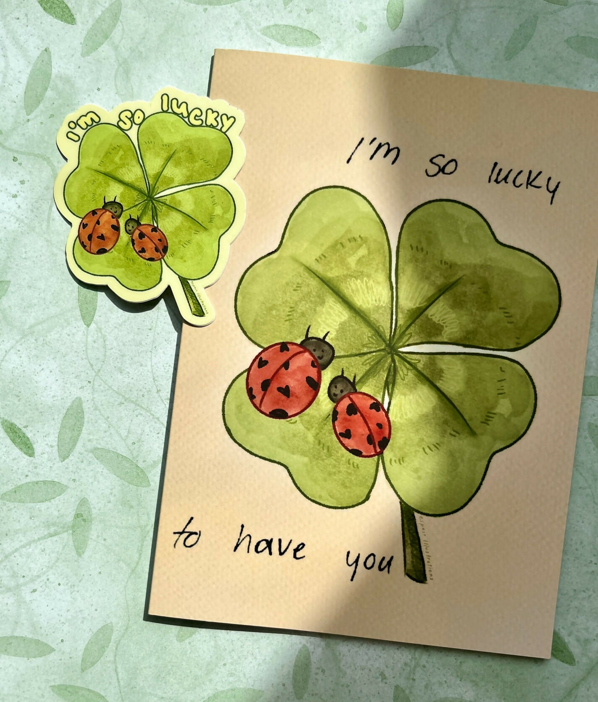 I'm So Lucky! Sticker