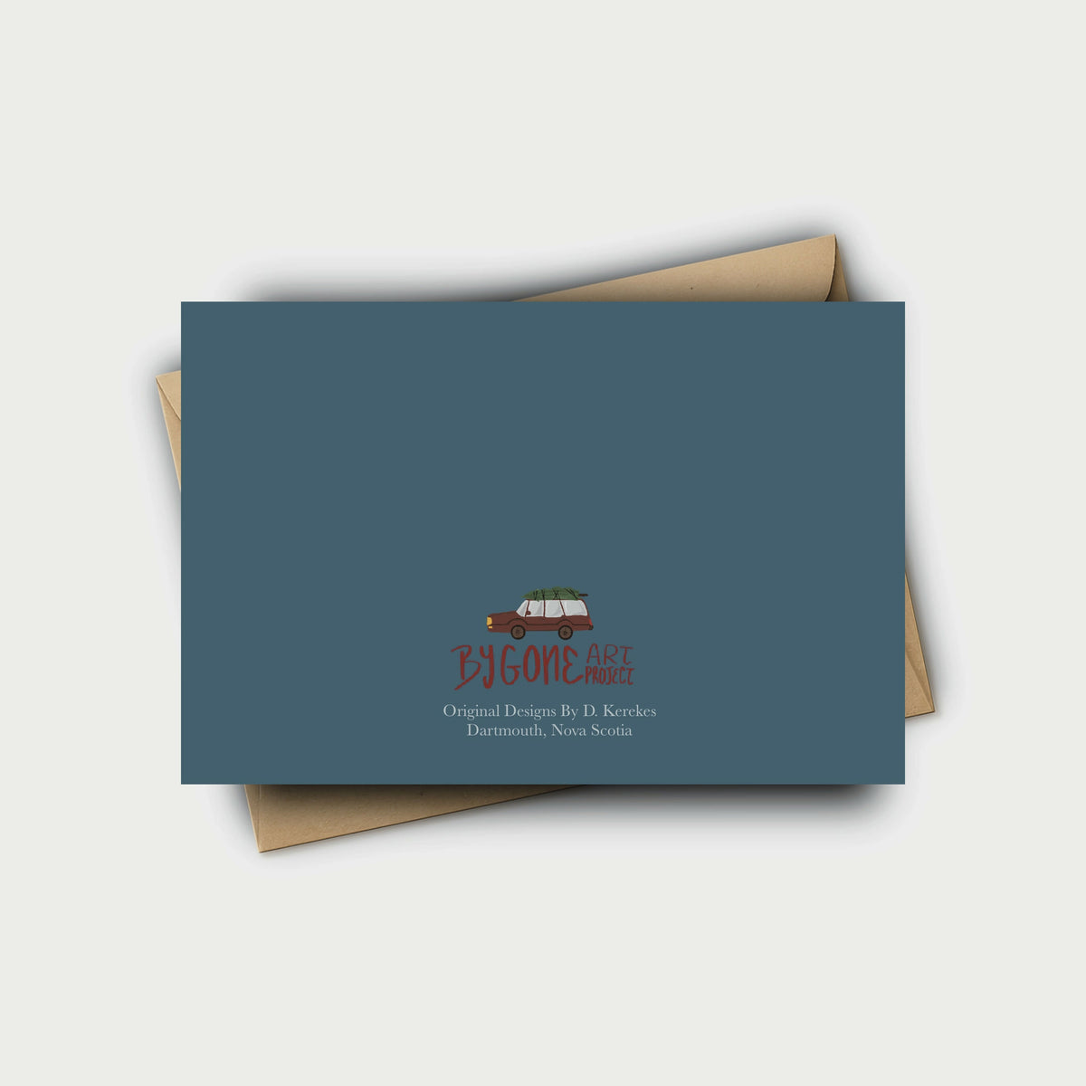 Snowy Street Card