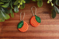 Orange Earrings